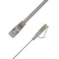 LinkIT Flat U/FTP Cat6a grå 1.5m AWG 32/7 , PVC , 1,85x6mm