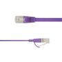 LinkIT Flat U/FTP Cat6a lilla 0.75m AWG 32/7 | PVC | 1,85x6mm (STP-FL6A-00075-PU)
