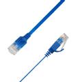 LinkIT Flat U/UTP Cat6a blå 1.5m AWG  34/7 , PVC , 1x4mm