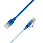 LinkIT Flat U/UTP Cat6a blå 3m AWG  34/7 | PVC | 1x4mm