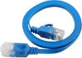 LinkIT Flat U/UTP Cat6a blå 5m AWG  34/7 , PVC , 1x4mm (UTP-FL6A-00500-BL)
