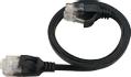 LinkIT Flat U/UTP Cat6a svart 4.5m AWG  34/7 , PVC , 1x4mm (UTP-FL6A-00450-BLK)