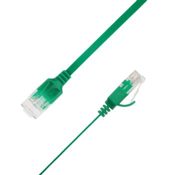LinkIT Flat U/UTP Cat6a grønn 4m AWG  34/7 , PVC , 1x4mm (UTP-FL6A-00400-GR)