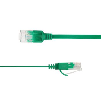 LinkIT Flat U/UTP Cat6 svart 0.5m AWG  34/7 | PVC | 1x4mm (UTP-FL6BL-005G)