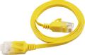LinkIT Flat U/UTP Cat6a gul 1.5m AWG  34/7 , PVC , 1x4mm (UTP-FL6A-00150-GL)