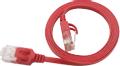 LinkIT Flat U/UTP Cat6arød 0.3m AWG  34/7 | PVC | 1x4mm (UTP-FL6A-00030-RD)