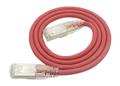 LinkIT SlimPatch F/UTP Cat6a rød 2m AWG 28/1 | LSZH | 4.7mm (SFTPC6A-0200M-RD)