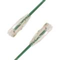 SlimPatch U/UTP Cat6a grønn 0.2m AWG 28/7 , LSZH , 3,6mm