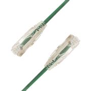 LinkIT SlimPatch U/UTP Cat6a grønn 0.3m AWG 28/7 | LSZH | 3,6mm