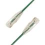 LinkIT SlimPatch U/UTP Cat6a grønn 0.3m AWG 28/7 | LSZH | 3,6mm (SUTPC6A-0025M-GR)
