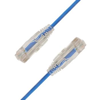 LinkIT SlimPatch U/UTP Cat6a blå 0.2m AWG 28/7 | LSZH | 3,6mm (SUTPC6A-0020M-BL)