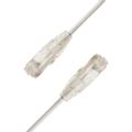 SlimPatch U/UTP Cat6a hvit 2.5m AWG 28/7 , LSZH , 3,6mm