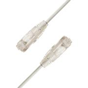 LinkIT U/UTP Slim Cat.6a Hvit  5 m Patch LSZH AWG28/7, Snagless 3,6mm