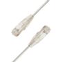 LinkIT U/UTP Slim Cat.6a Hvit  5 m Patch LSZH AWG28/7, Snagless 3,6mm