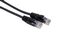 LinkIT Patch U/UTP Cat5e svart 0.5m AWG 26/7 | PVC