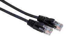LinkIT Patch U/UTP Cat5e svart 0.5m AWG 26/7 | PVC