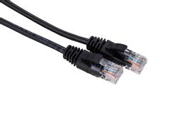 LinkIT U/UTP Patch Cat.5e svart 1 m PVC AWG 26 Snagless