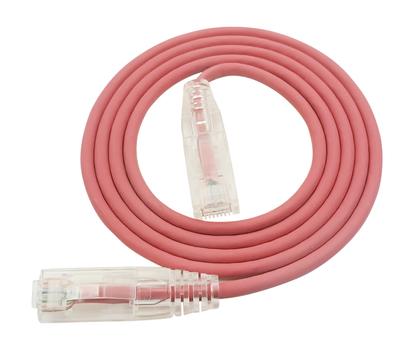 LinkIT SlimPatch U/UTP Cat6a rød 1m AWG 28/7 | LSZH | 3,6mm (SUTPC6A-0100M-RD)