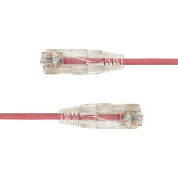 LinkIT SlimPatch U/UTP Cat6a rød 5m AWG 28/7 , LSZH , 3,6mm (SUTPC6A-0500M-RD)
