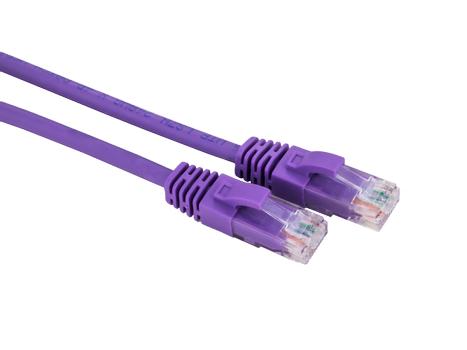 LinkIT Patch U/UTP Cat6 lilla 1m AWG 24/7 , LSZH (UTP-6HL-010)