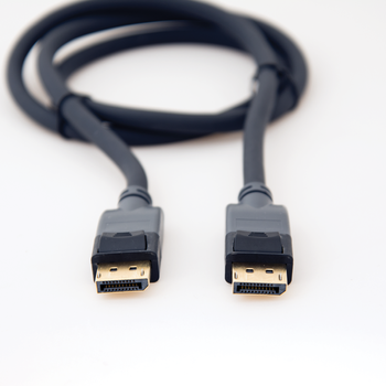 STOLTZEN Flex Displayport 1.2 1 m 4K@60Hz , 7,3mm , Myk , Svart (ST-DP-UFX-01)