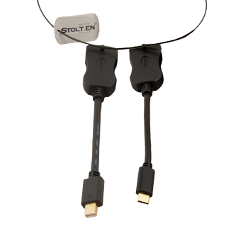 STOLTZEN Nyx Adapter Ring Cable 2 4K USB-C, MiniDP - 4K60 (ST-NYX2B-4K)