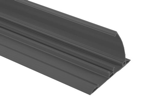 STOLTZEN TALOS GS200B Gulvskinne 200 cm Gulvlist H: 2,2cm B: 13,9cm - Matt sort (GS200B)