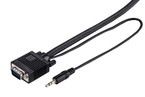 LinkIT SVGA/XGA kabel, M/M m. lyd, 10 m Uten pinne 9 (SVGA15AMM10M)