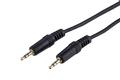 LinkIT Audio minijack 3.5mm M-M 0.5m Extension straight plug at both ends