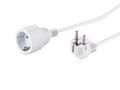 LinkIT ström kabel Extension Vit 7.5 m CEE 7/7 - CEE 7/4 |  3x1,5mm² | 16A/230V (VAL-F105-075)