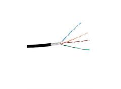 LinkIT Cat.6 U/UTP Utendørskabel 305m PVC inner PE outer UV rated AWG 23 svart