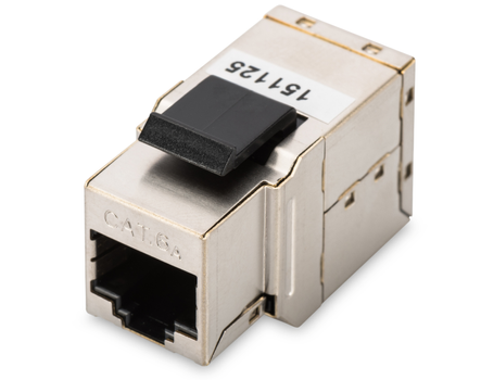 LinkIT Keystone RJ45-skjøt Cat.6A STP For keystone panel , hun/hun (LI-KSSPT-6A)