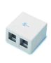 LinkIT Keystone wallbox fits LT-KSS-6A and LT-KSU-6A