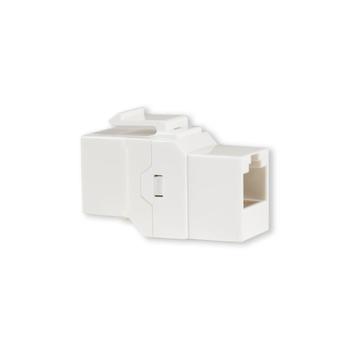 LinkIT Keystone RJ45-skjøt Cat.6 UTP For keystone panel , hun/hun , Hvit (LIKEYICC6-HV)