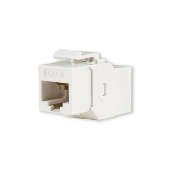 LinkIT Keystone RJ45-skjøt Cat.6 UTP For keystone panel , hun/hun , Hvit (LIKEYICC6-HV)