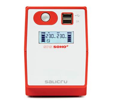 SALICRU USV SALICRU SPS 850 SOHO+, Line Int, 850VA/ 480W, USB, LCD, Shucko (647CA000003)