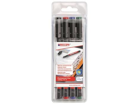 EDDING Overheadpenn EDDING 141F perm. ass (4) (141F/4S)