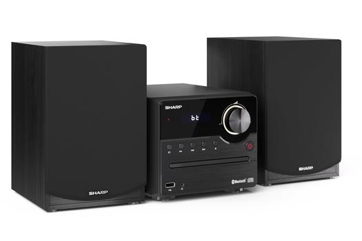SHARP FM Hi-Fi Micro System Black (XL-B512(BK))