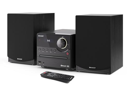 SHARP FM Hi-Fi Micro System Black (XL-B512(BK))