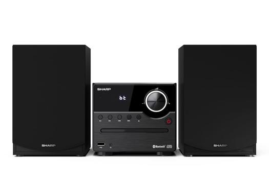 SHARP FM Hi-Fi Micro System Black (XL-B512(BK))