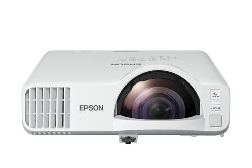 EPSON n EB-L200SX - 3LCD projector - 3600 lumens (white) - 3600 lumens (colour) - XGA (1024 x 768) - 4:3 - 802.11a/ b/ g/ n/ ac wireless / LAN/ Miracast - white (V11H994040)