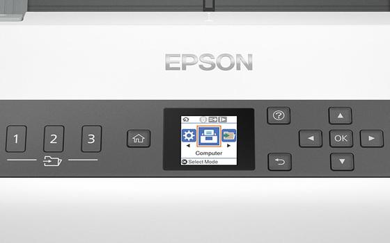Epson WorkForce DS-730N - dokumentskanner - stasjonær - USB 2.0, Gigabit LAN (B11B259401)