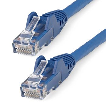 STARTECH StarTech.com 2m CAT6 Low Smoke Zero Halogen 10 Gigabit Ethernet RJ45 UTP Network Cable with Strain Relief Blue (N6LPATCH2MBL)