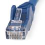 STARTECH 50CM LSZH CAT6 ETHERNET CABLE - SNAGLESS UTP PATCH CORD BLUE CABL (N6LPATCH50CMBL)