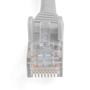STARTECH StarTech.com 50cm LSZH CAT6 Ethernet Cable, 10 Gigabit Snagless RJ45 100W PoE Network Patch Cord with Strain Relief, CAT 6 10GbE UTP, Grey, Individually Tested/ ETL,  Low Smoke Zero Halogen - Category 6 (N6LPATCH50CMGR)
