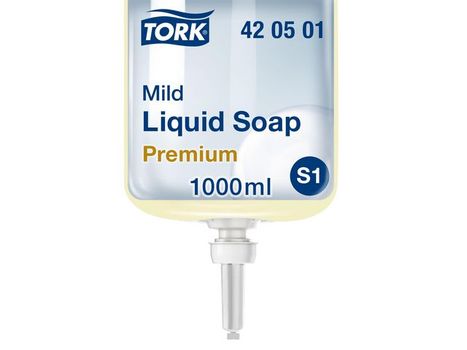 TORK Sæbe Tork Premium Mild S1 1 ltr. Lys Gul (420501)