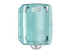 TORK Dispenser Tork Centerfeed W2 Hvid/turkis 447x328x302mm