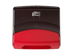 TORK Dispenser Tork Top-Pak W4 Sort/rød 394x427x206mm