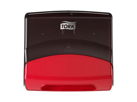 TORK Dispenser Tork Top-Pak W4 Sort/rød 394x427x206mm (654008)