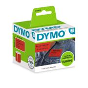 DYMO Coloured Labels 54 x 101 mm 220 pcs black red